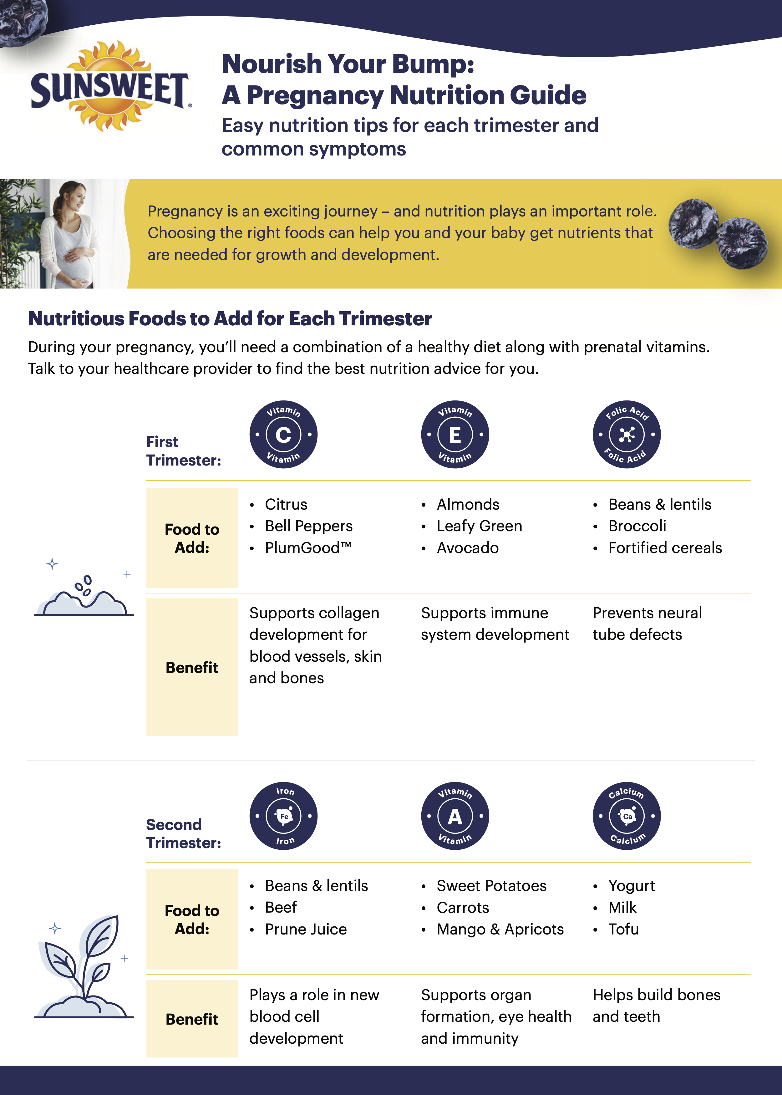 A PDF discussing nutrition while pregnant